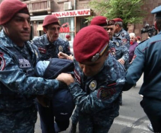 В Ереване освободили всех задержанных протестующих