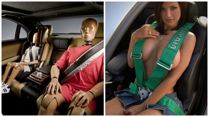 Seatbelt challenge fail - 🧡 Seat belt between breasts - 217 Pics xHamster.