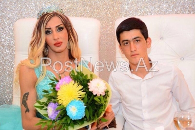 В Баку мужчина женился на мужчине (видео)