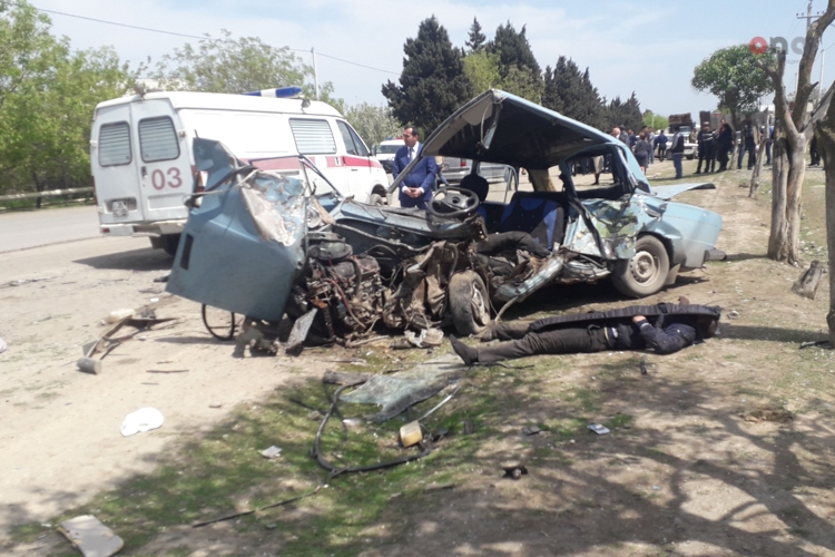 Тяжелое ДТП на дороге Гянджа-Дашкесан: погибли 8 человек