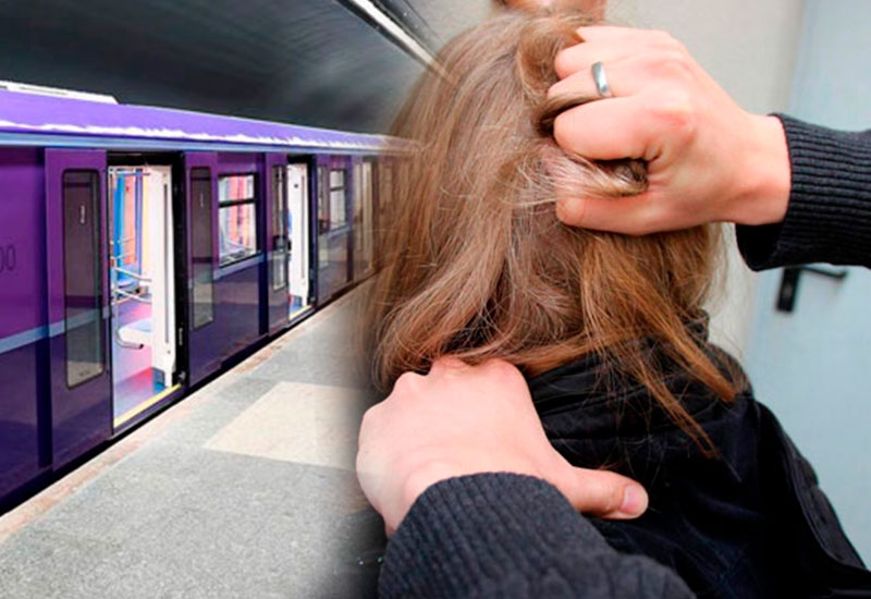 В бакинском метро озабоченный мужчина довел девушку до обморока