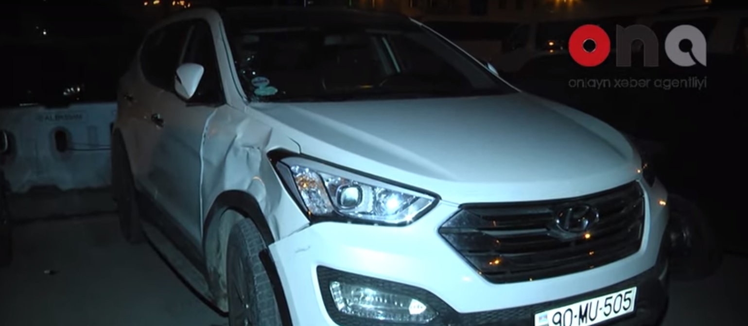В Баку машина сбила пешехода