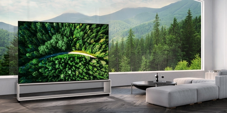 LG начала продажи первого в мире телевизора 8K OLED