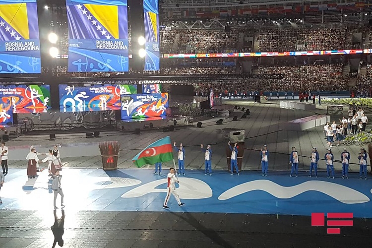 Минск-2019: Сборная Азербайджана прошла на параде атлетов - ФОТО