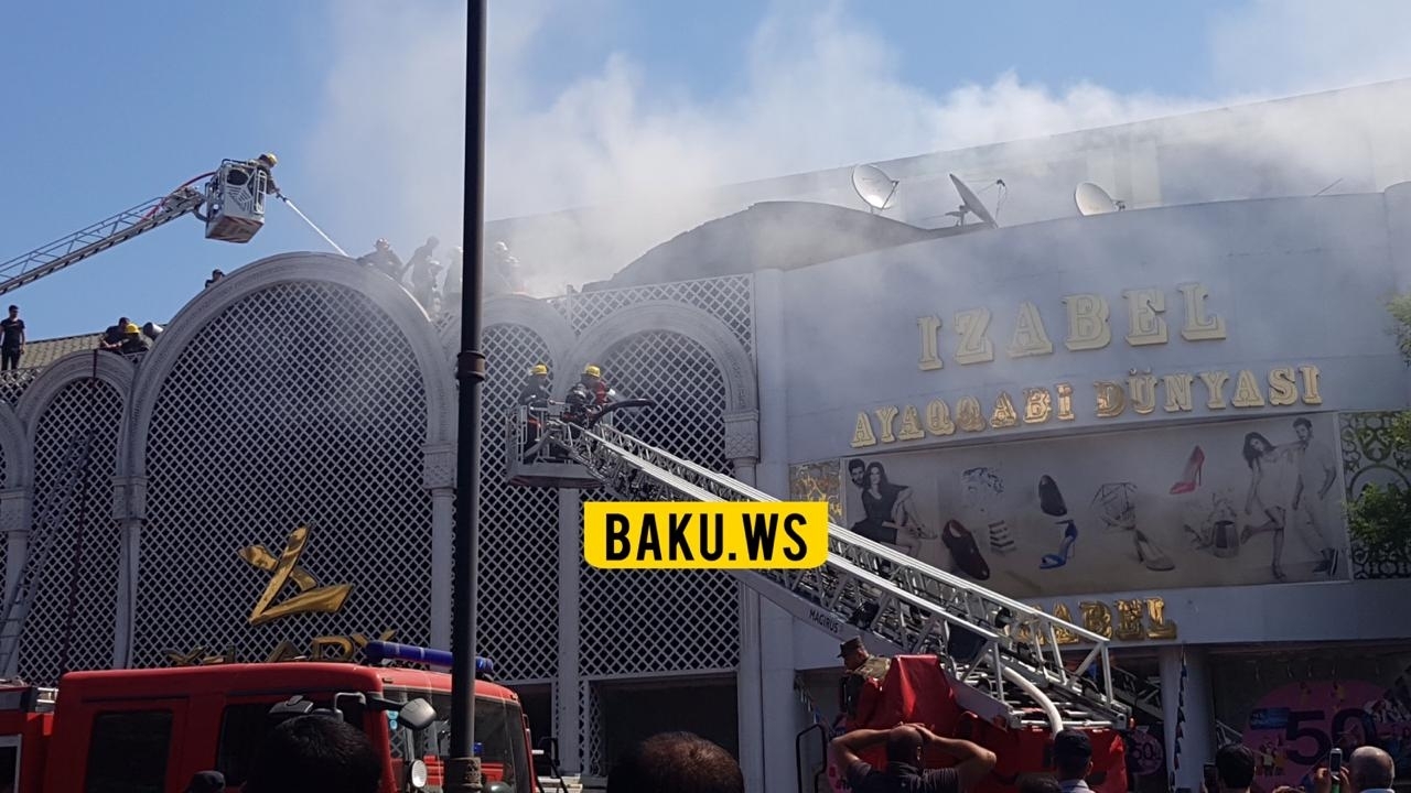 Пожар в Баку - ФОТОСЕССИЯ