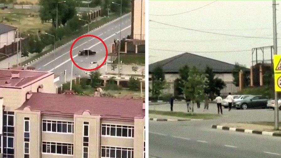 Нападение на полицейских у резиденции Кадырова