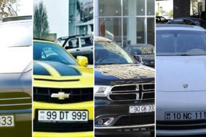 Автомобильные номера в Баку по цене квартиры – ФОТО