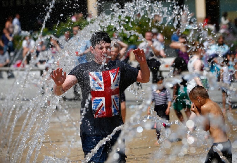 В Великобритании зафиксирован самый жаркий день в истории страны
