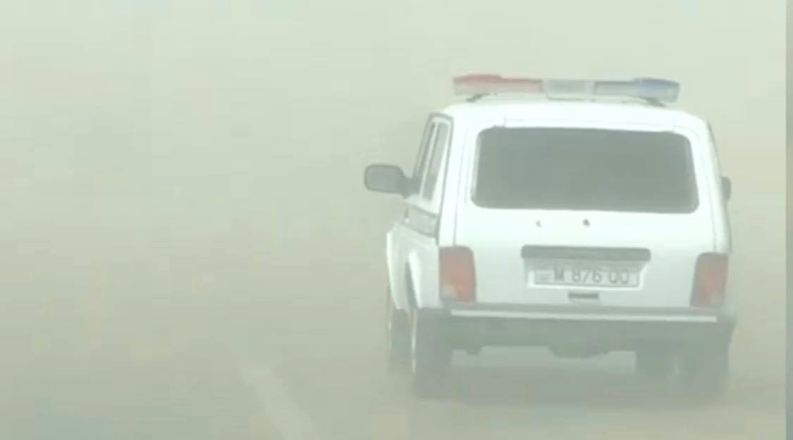В Азербайджане началась буря: на дорогах нулевая видимость - ВИДЕО