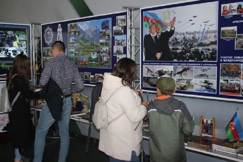 На полигоне Алабино в Москве создан азербайджанский павильон - ФОТО