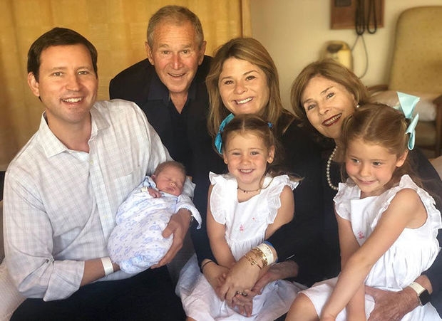 Джордж Буш-младший стал дедушкой в третий раз - ФОТО