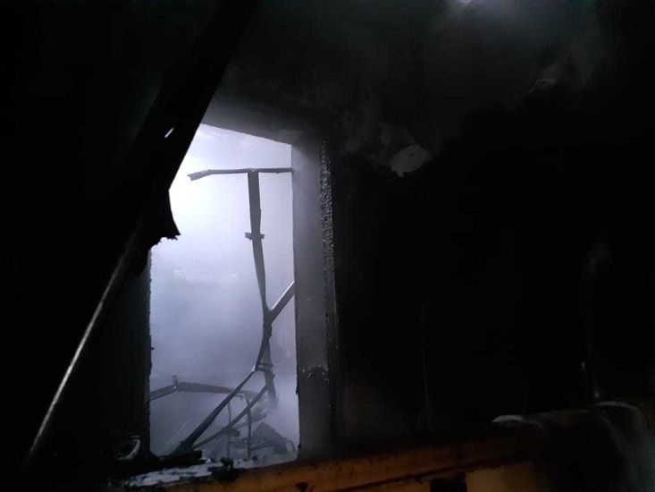 В Азербайджане сгорел частный дом - ФОТО