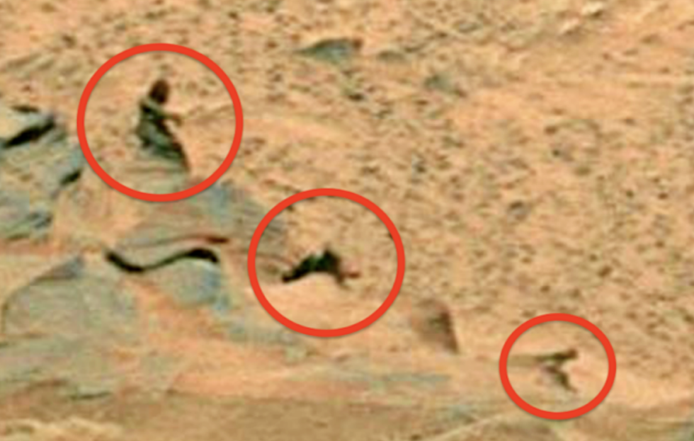 Марсоход NASA снял кадры, на которых можно увидеть силуэты инопланетян - ФОТО