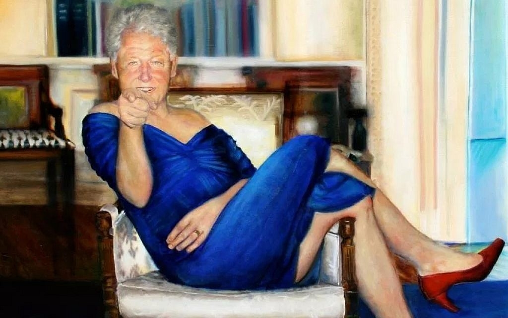 В доме миллиардера-педофила обнаружили портрет Билла Клинтона в женской одежде