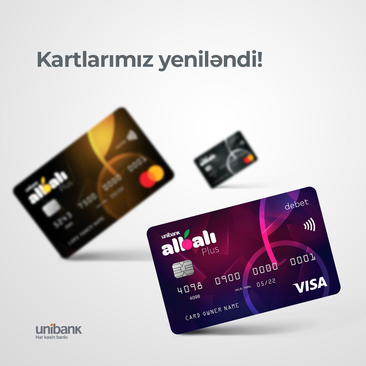 "Unibank" обновил карты Albalı Plus