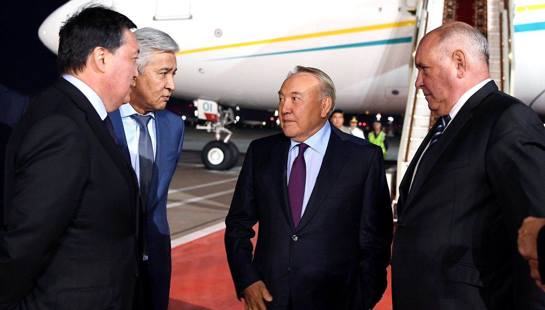 Назарбаев прибыл с рабочим визитом в Россию