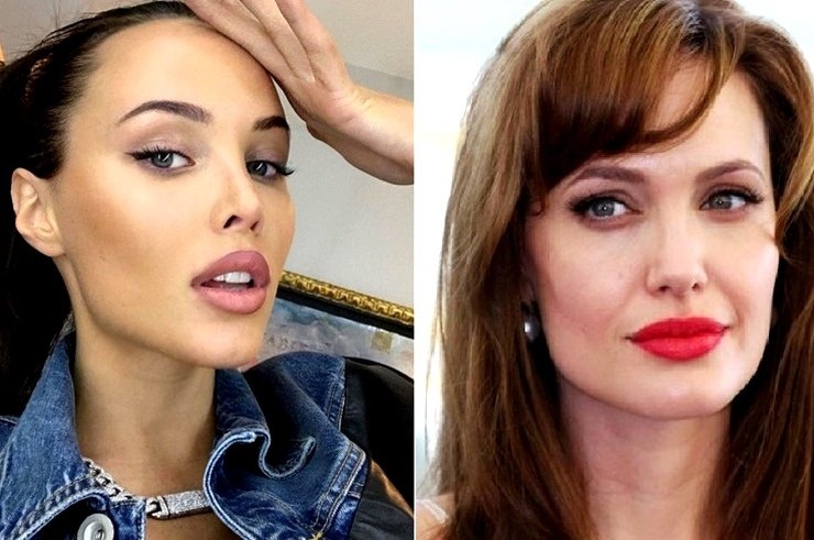 Анастасия Решетова показала свое превращение в Анджелину Джоли - ФОТО