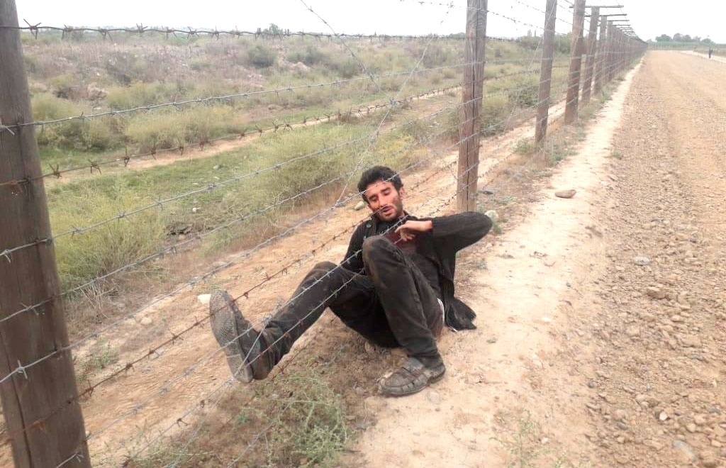 Инцидент на азербайджано-иранской границе, ранен пограничник - ФОТО