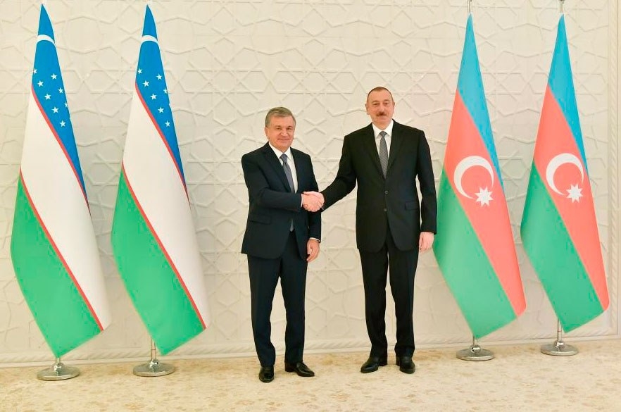 В Баку состоялась встреча президентов Азербайджана и Узбекистана - ФОТО
