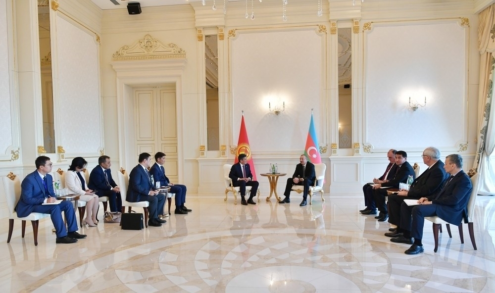 В Баку состоялась встреча президентов Азербайджана и Кыргызстана - ФОТО