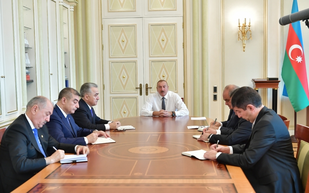 Президент Ильхам Алиев принял новых глав ИВ - ФОТО
