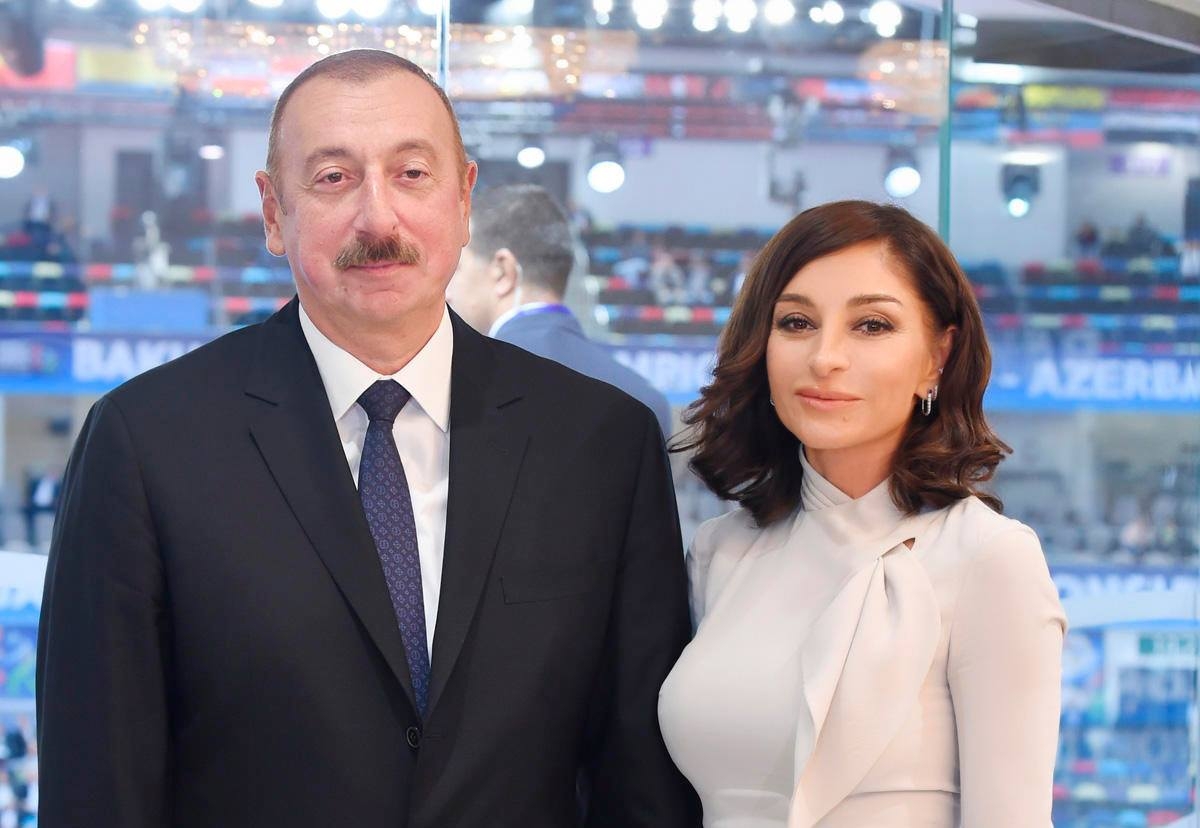 Ильхам и Мехрибан Алиевы на II Саммите мировых религиозных лидеров