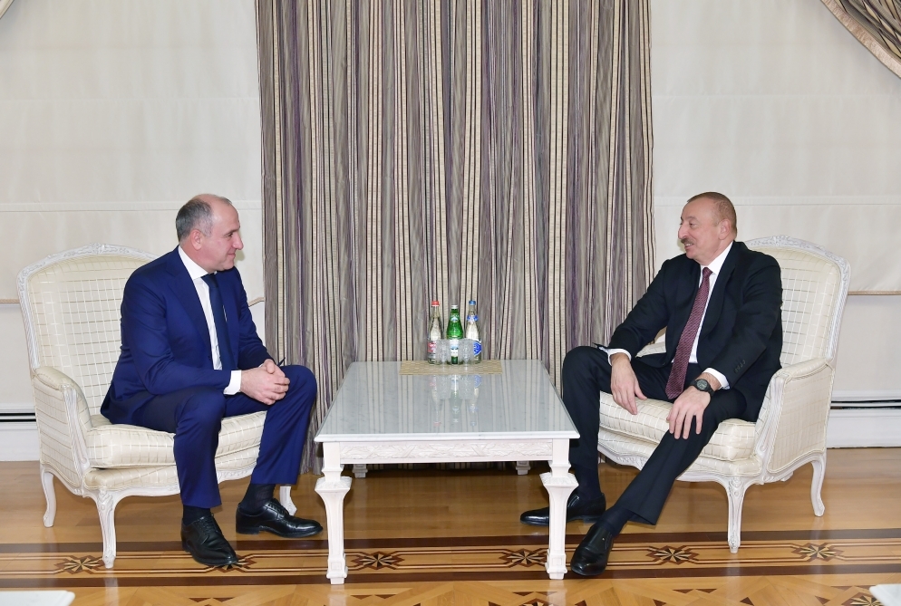 Президент Ильхам Алиев встретился с главой Карачаево-Черкессии - ФОТО