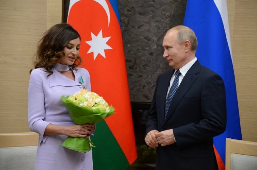 Переговоры Мехрибан Алиевой с Путиным в Москве