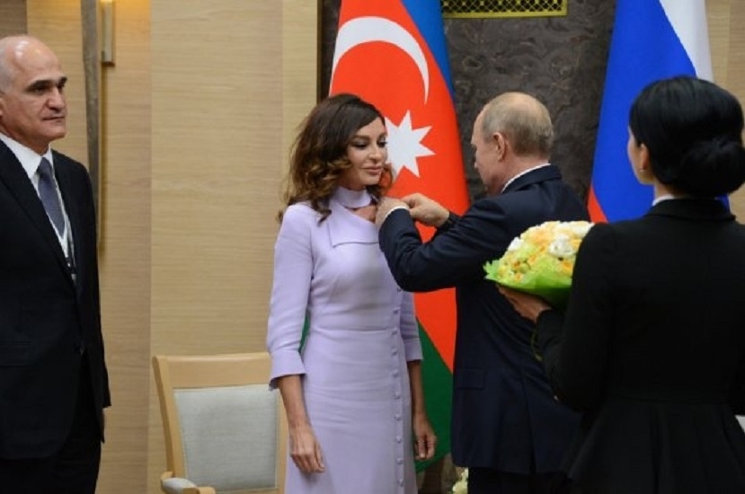 Путин наградил Мехрибан Алиеву Орденом Дружбы