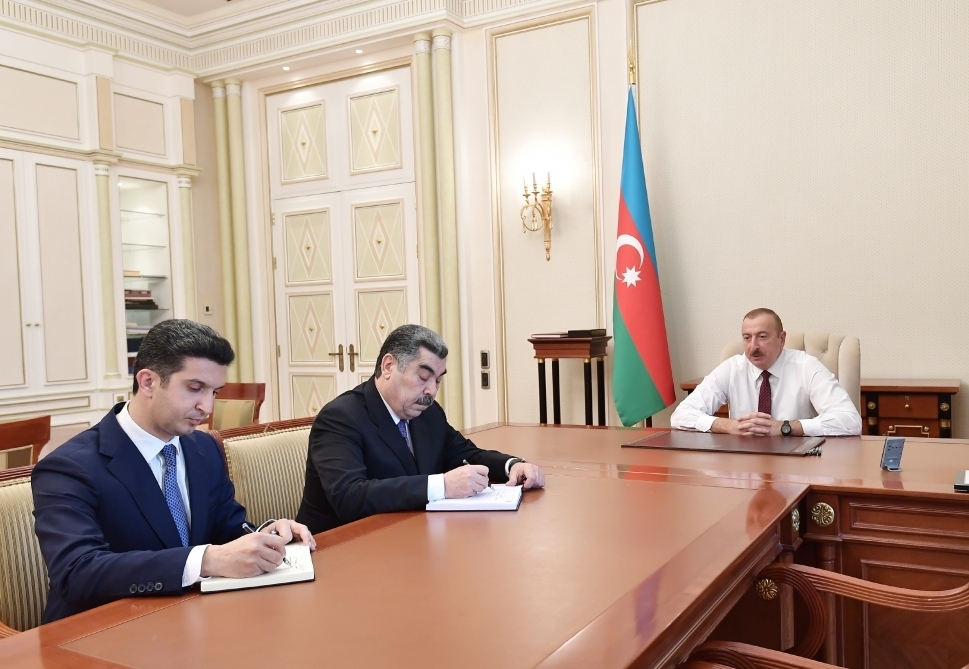Ильхам Алиев принял новоназначенных глав ИВ