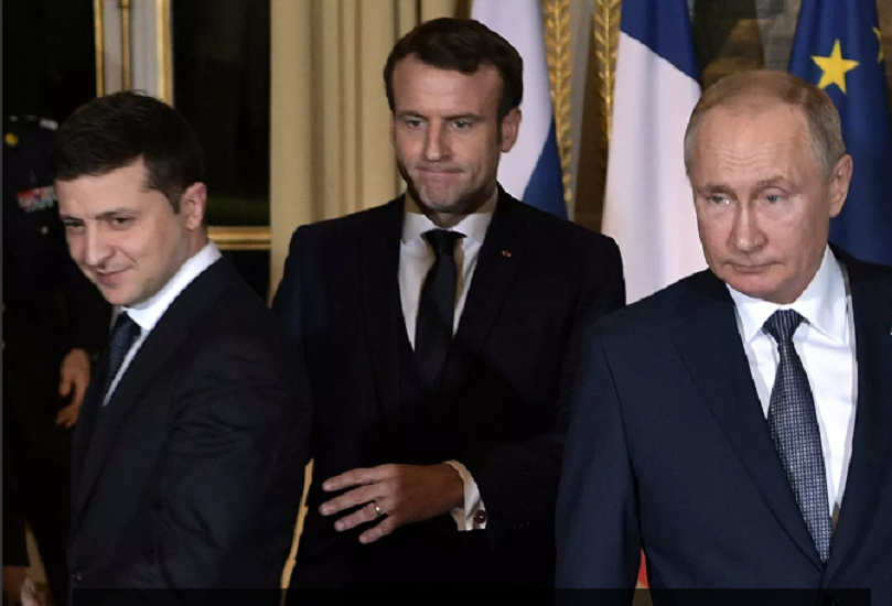 В Париже началась встреча Путина и Зеленского