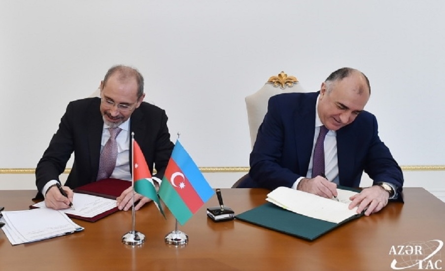 Подписаны азербайджано-иорданские документы