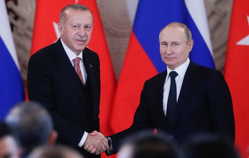 Путин и Эрдоган вновь обсудили Сирию по телефону