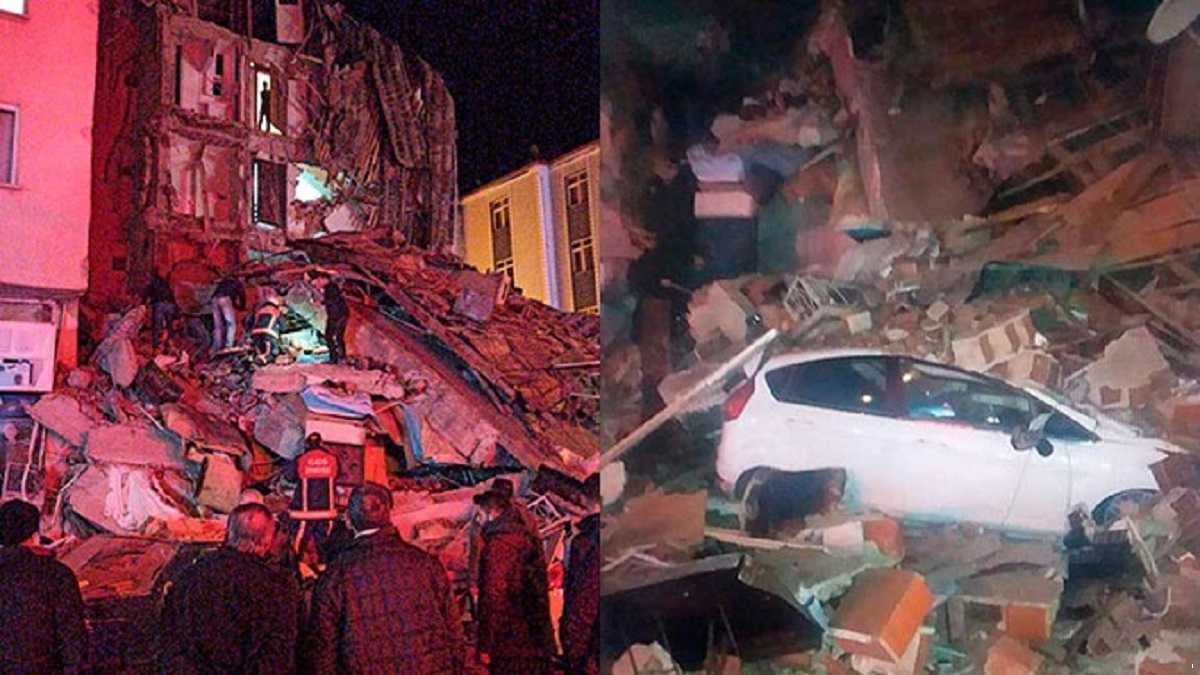 Число погибших при сильном землетрясении в Турции выросло - ВИДЕО