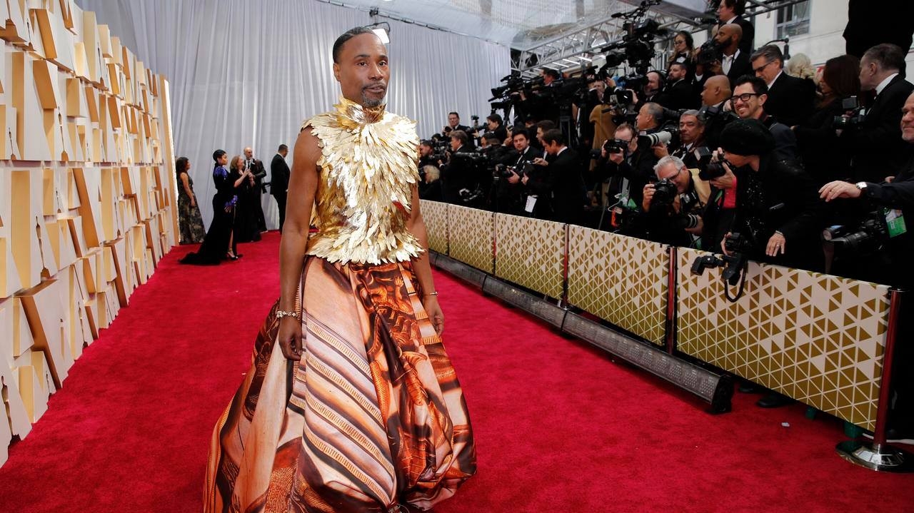 Актер шокировал гостей премии "Оскар" роскошным женским нарядом - ФОТО