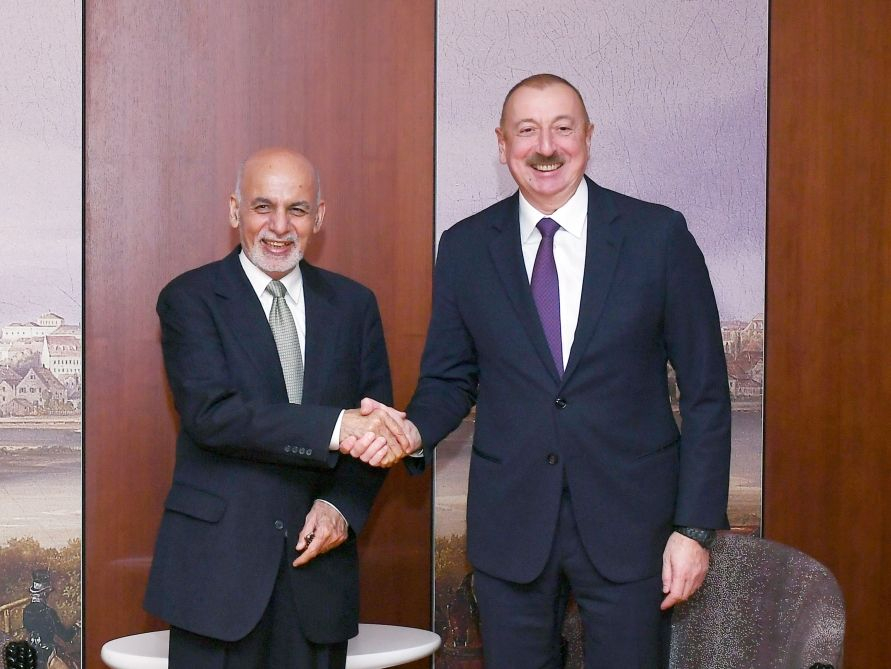 Ильхам Алиев встретился с в Мюнхене Президентом Афганистана