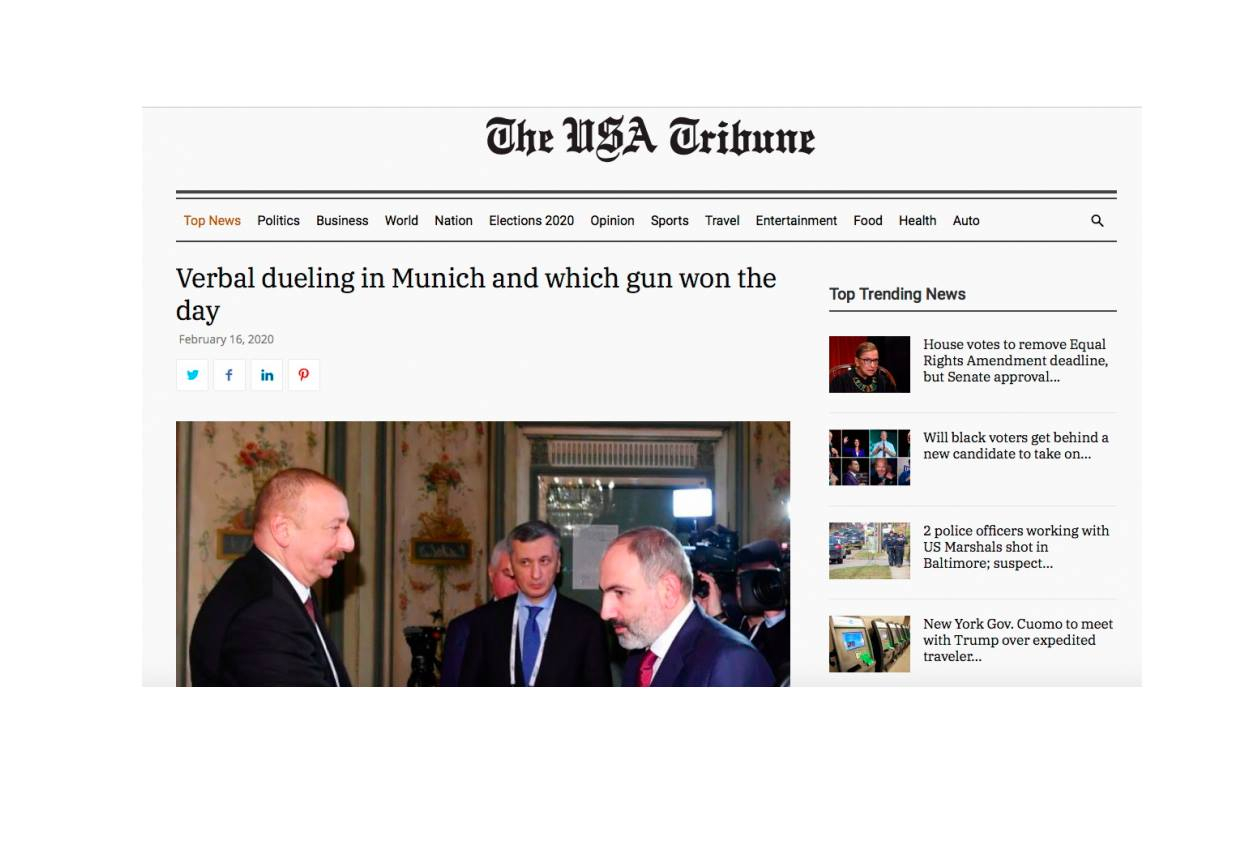 The USA Tribune: Словесный поединок в Мюнхене и какой револьвер выиграл его
