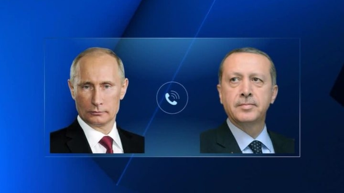 Путин и Эрдоган обсудили по телефону ситуацию в сирийском Идлибе