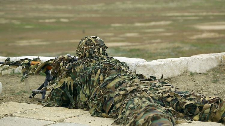 В армии Азербайджана проверяется уровень подготовки снайперов - ВИДЕО