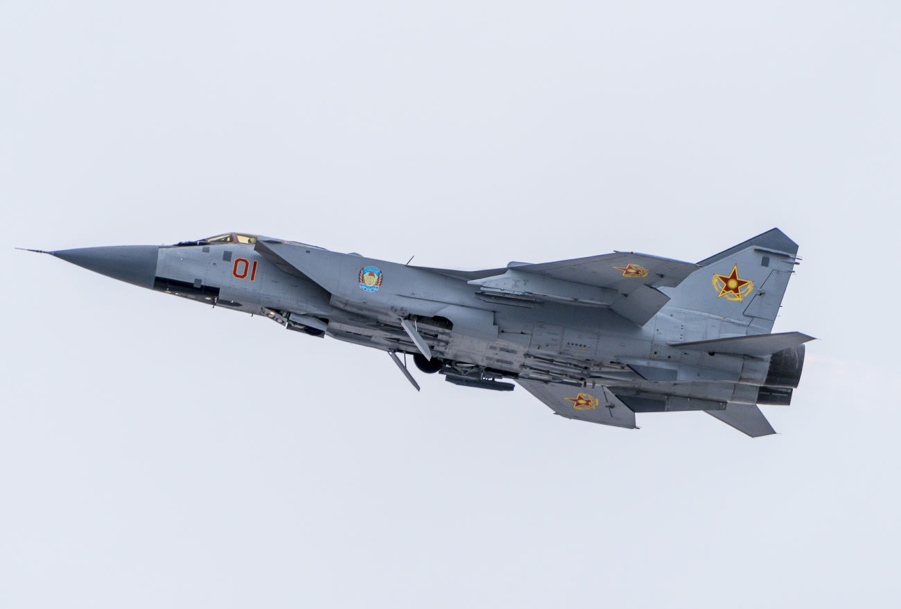 Самолет МиГ-31 ВВС Казахстана потерпел крушение