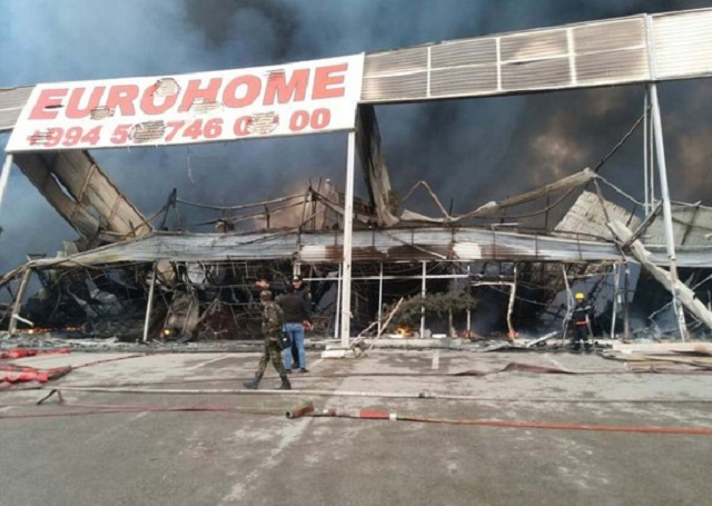 Генпрокуратура Азербайджана ведет расследование пожара в EuroHome - МЧС