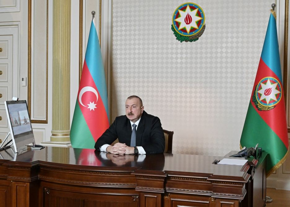 Ильхам Алиев принял новоназначенного главу ИВ в формате видеосвязи - ФОТО
