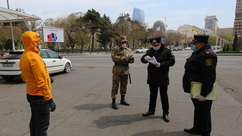 Кабмин Азербайджана о размерах штрафов для лиц, не носящих маски