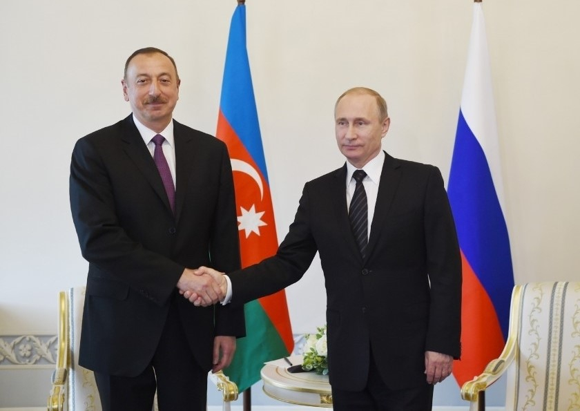 Ильхам Алиев и Владимир Путин обсудили ситуацию на российско-азербайджанской границе