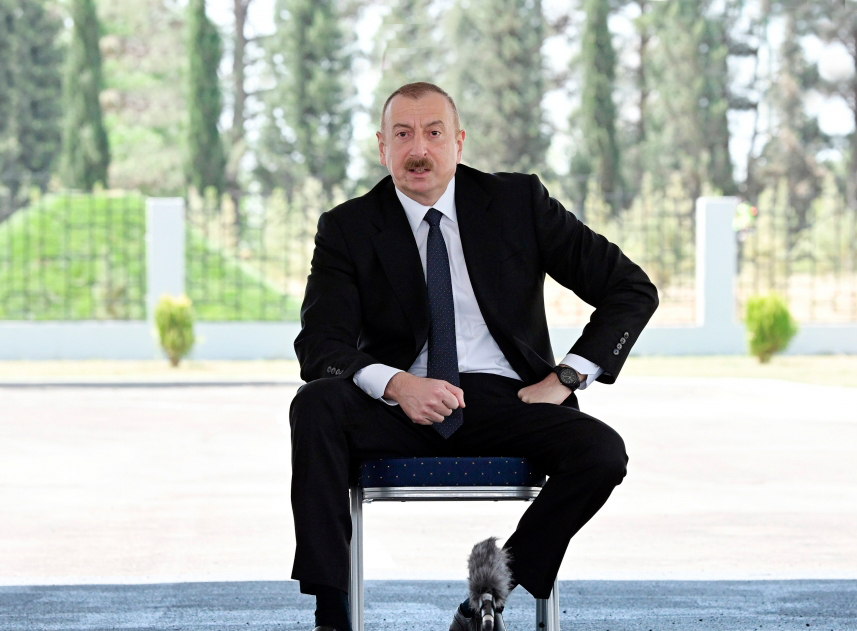 Президент Ильхам Алиев: Рекомендую Пашиняну сидеть тихо...