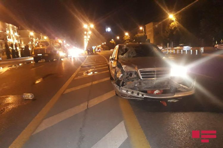 В Баку автомобиль сбил насмерть сотрудника ОАО "Азерсу" - ФОТО