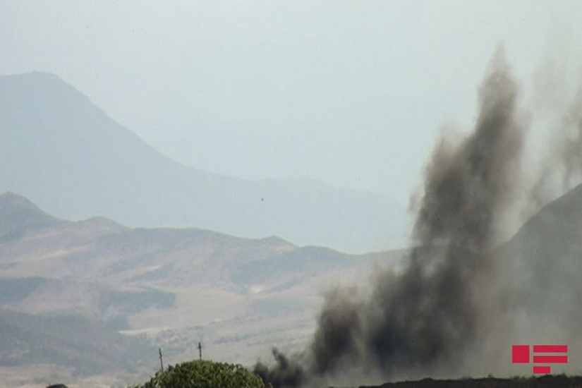 Армяне учинили пожар на оккупированных азербайджанских территориях