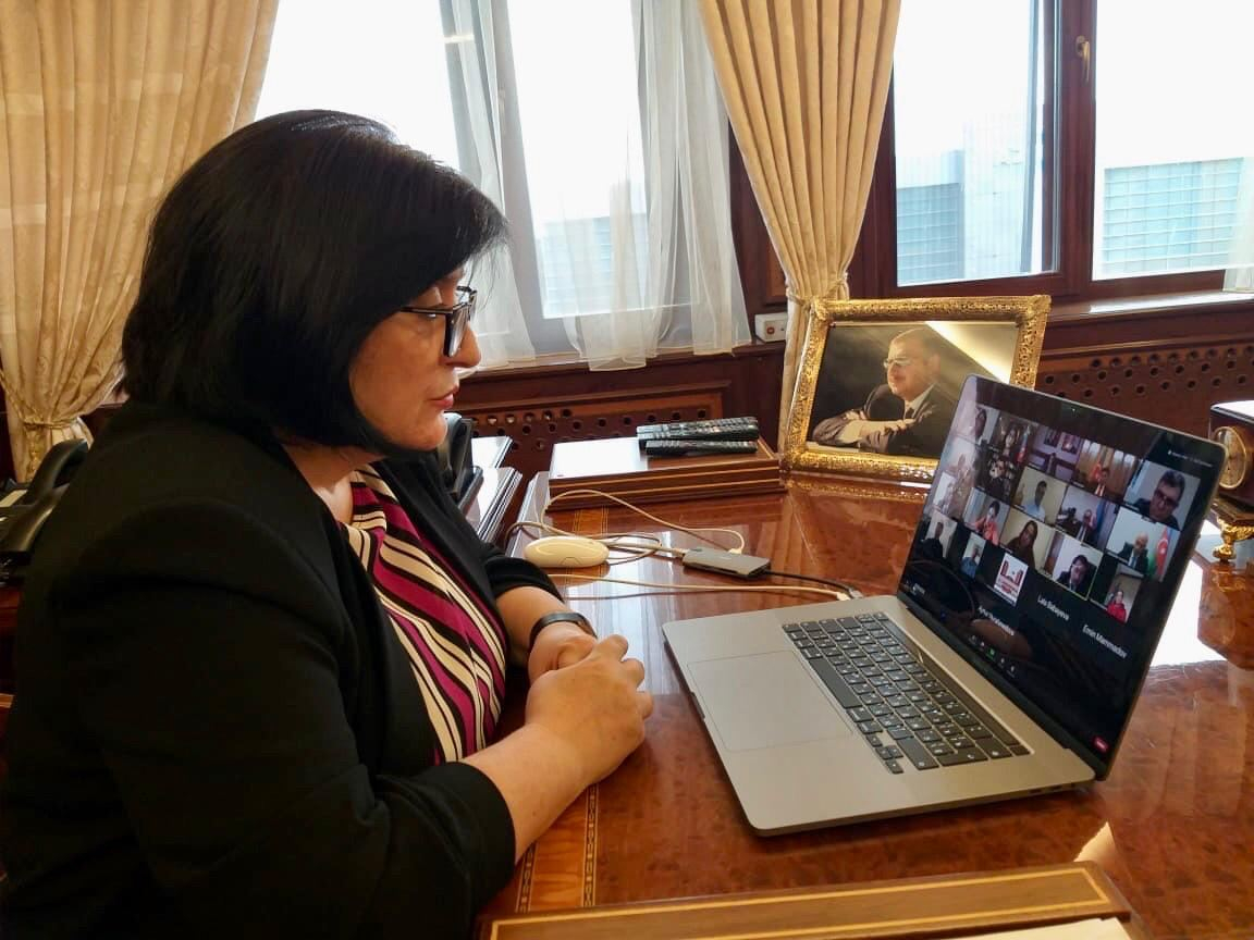Делегация Милли Меджлиса в ПАСЕ провела заседание в формате видеоконференции