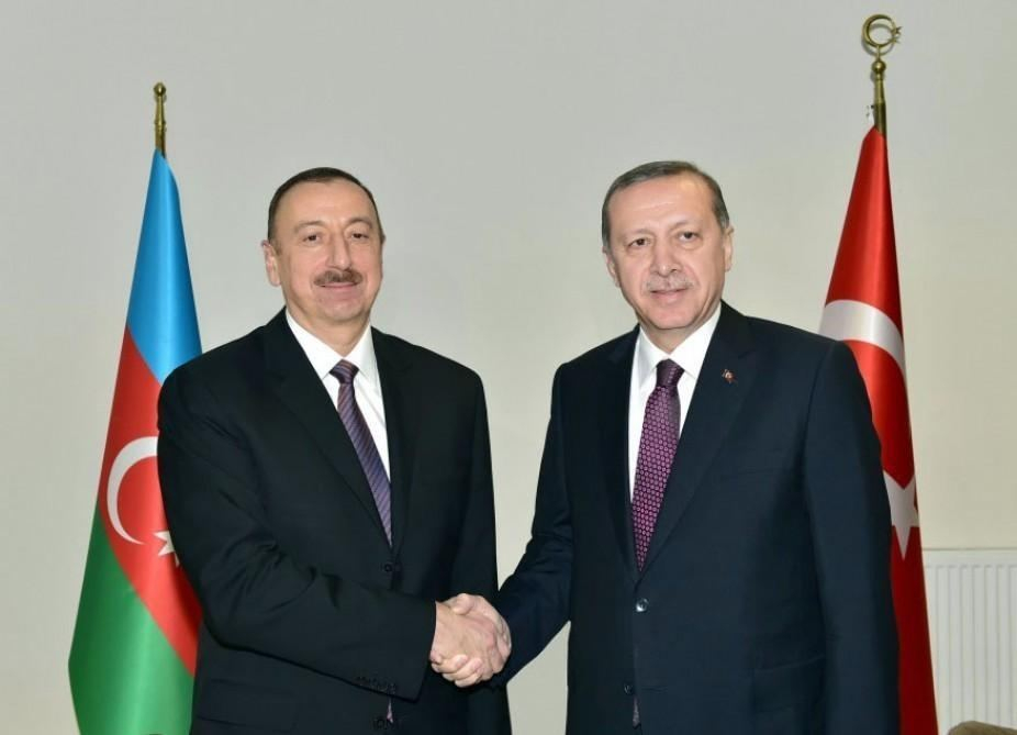 Президент Ильхам Алиев выразил признательность Реджепу Тайипу Эрдогану