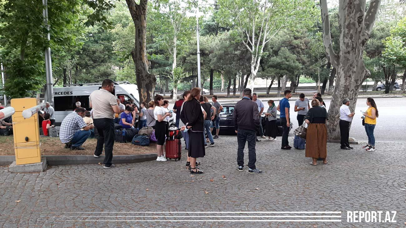 Из Грузии эвакуируют еще 200 граждан Азербайджана - ФОТО